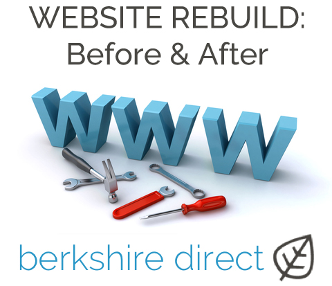 Website Rebuild - Before and After
